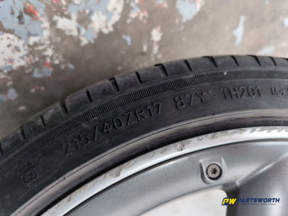 Audi A1 Contrast Edition Tdi Wheel With Tyre 215/40 R17 Silver Black 8x0601025e - photo 10