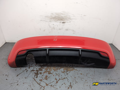Audi A1 Contrast Edition Tdi Hatchback Rear Bumper Red Lz3m 2010-2012 - photo 4