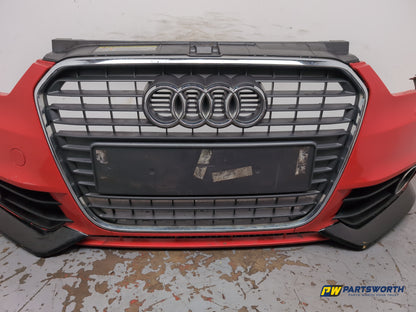 Audi A1 Contrast Edition Tdi Hatchback Front Bumper Red Lz3m 2010-2012 - photo 4