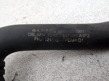 Mercedes-Benz E220 W212 Water Pipe Engine Cooling Coolant Hose Line A2128301896 - photo 4