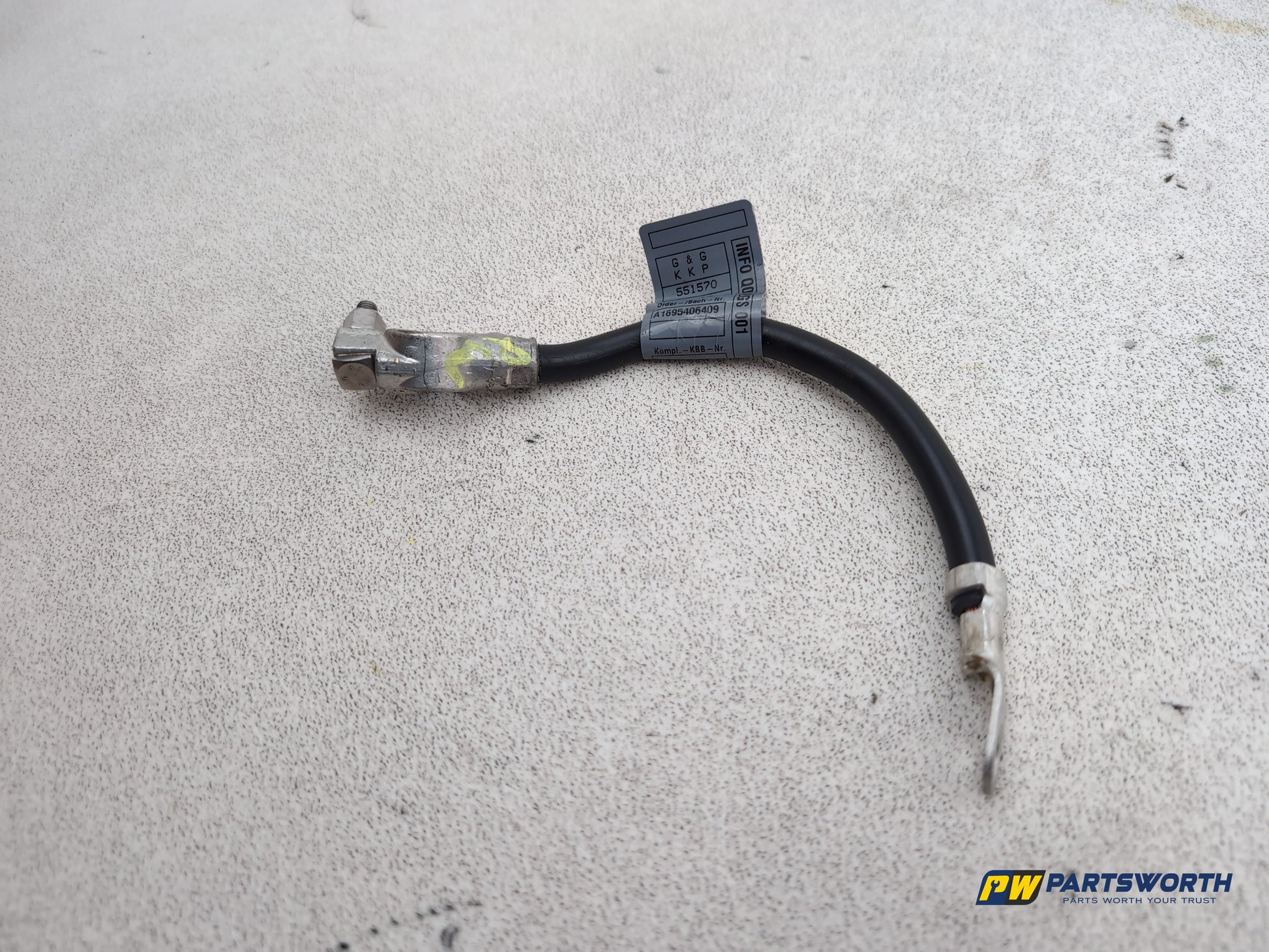 Mercedes-Benz B200 B-Class W245 Negative Battery Terminal Cable A1695406409 - photo 10