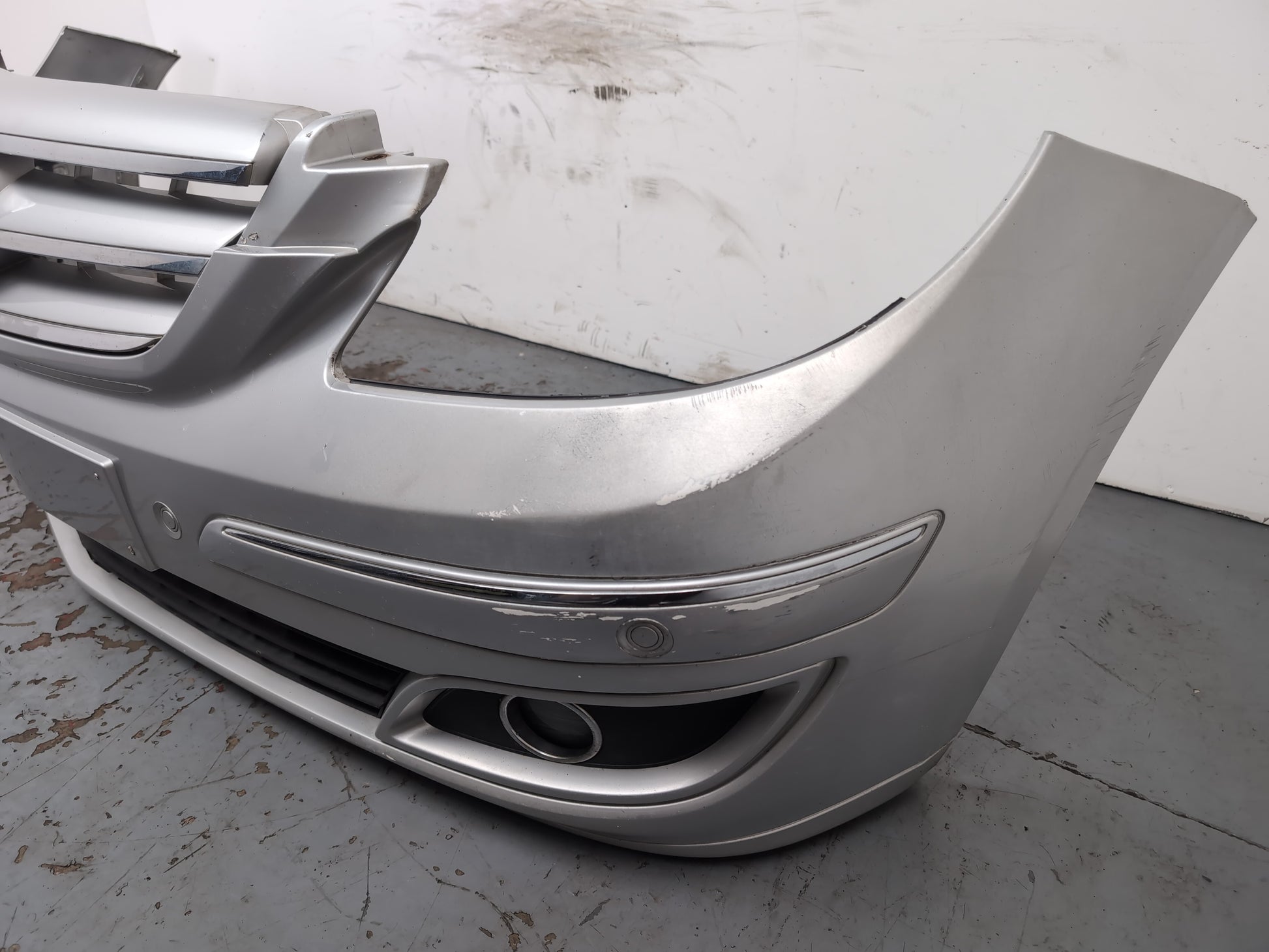Mercedes-Benz B200 B-Class W245 Mpv Front Bumper Silver 761 2008-2011 - photo 4