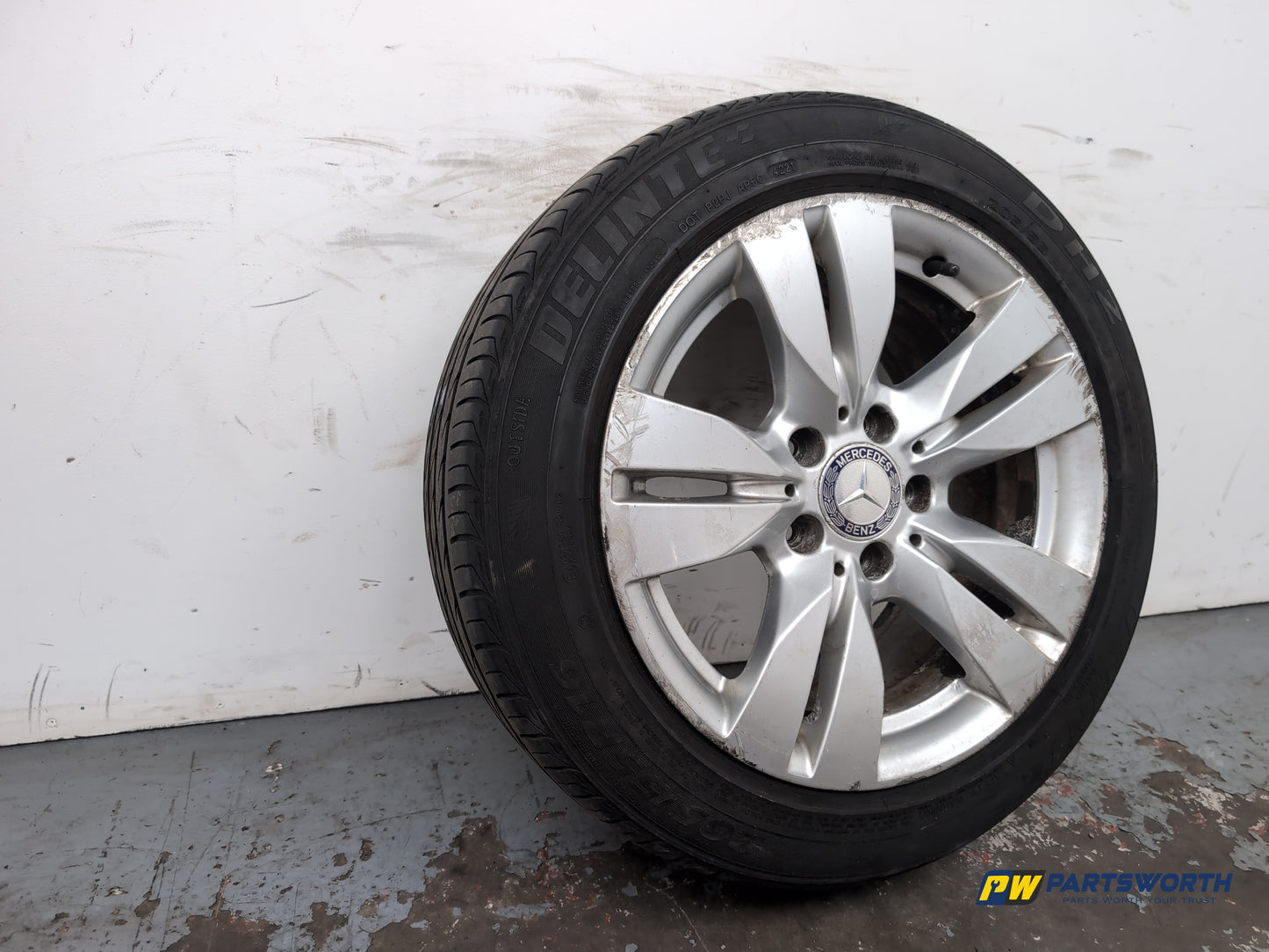 Mercedes-Benz E220 E-Class W212 Wheel With Tyre 205/55 R16 A2124010202 - photo 4