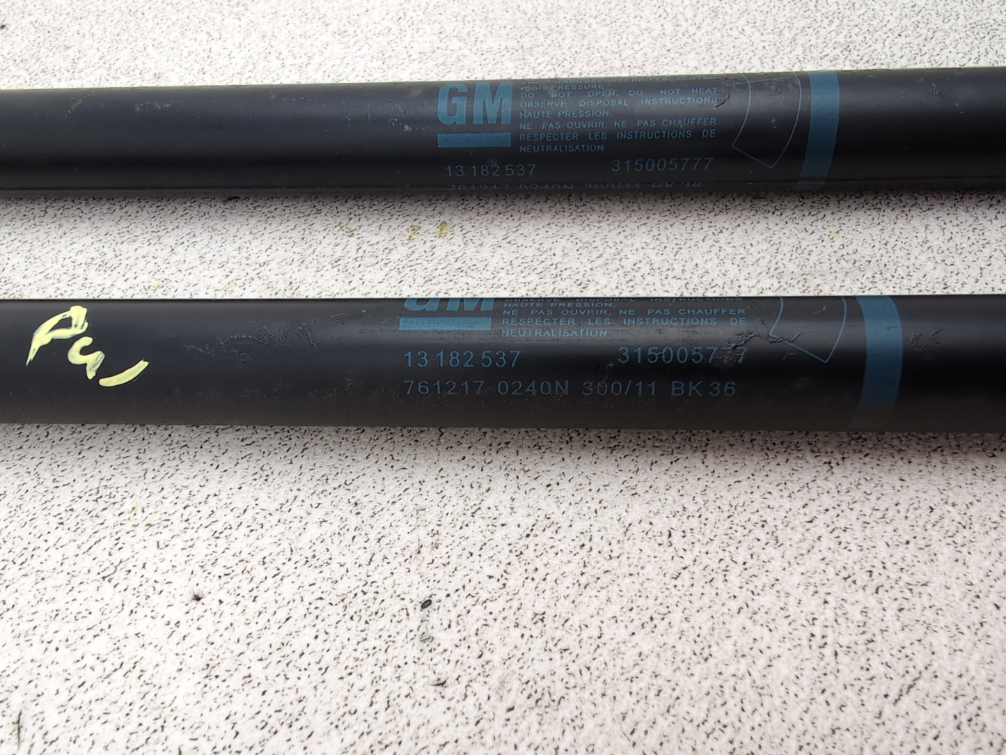 Vauxhall Corsa Se Tailgate Boot Lid Gas Strut 13182537 2006-2014 - photo 4