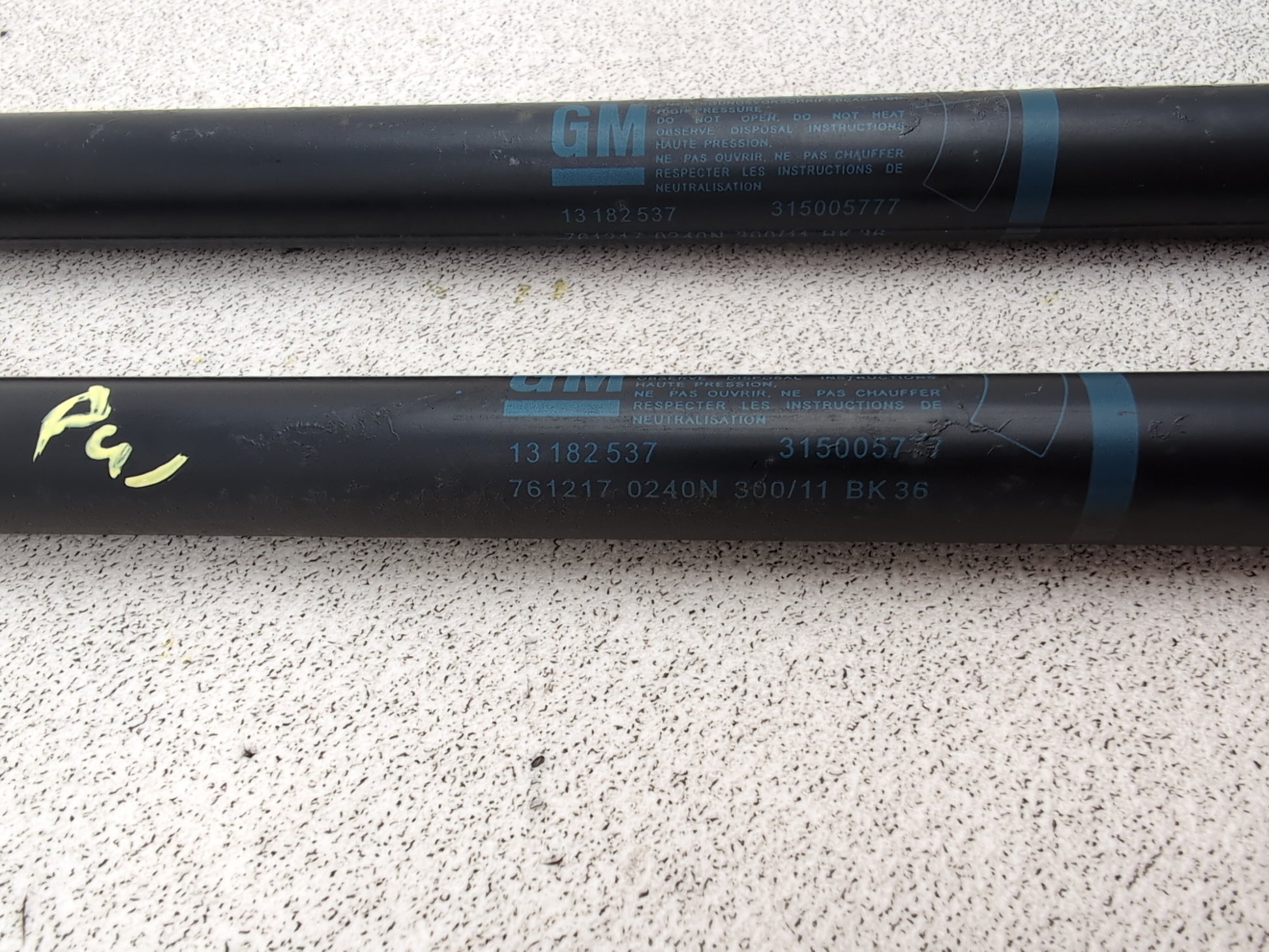 Vauxhall Corsa Se Tailgate Boot Lid Gas Strut 13182537 2006-2014 - photo 4