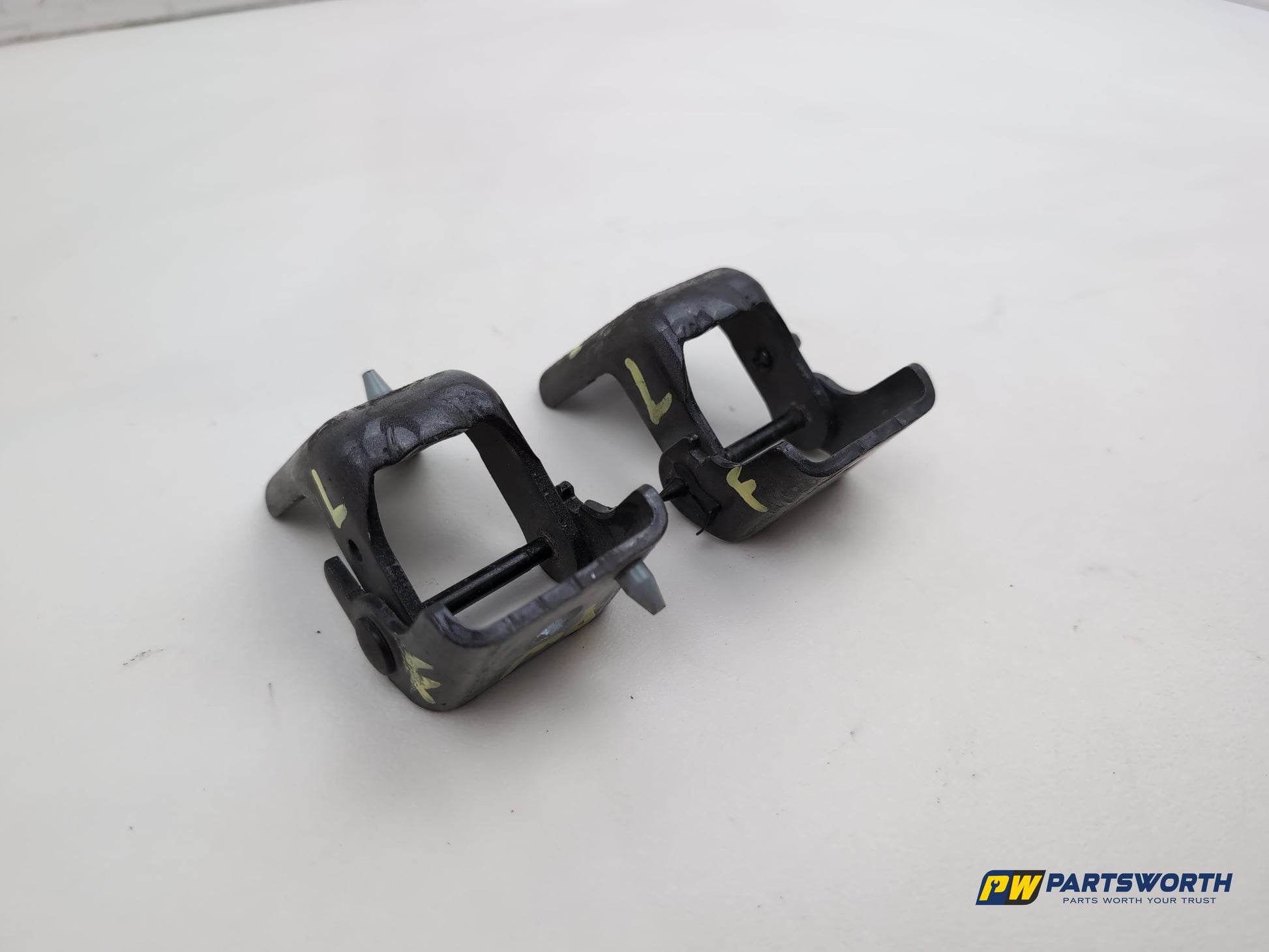 Peugeot 308 Allure Blue Hdi Passenger Side Lh Front Door Hinge Pair 2013-2021 - photo 4