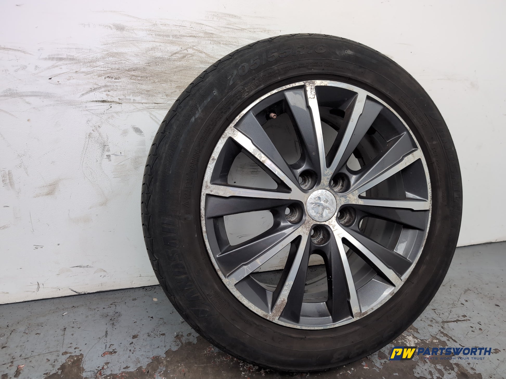 Peugeot 308 Allure Blue Hdi Alloy Wheel With Tyre 205/55 R16 9677989677 - photo 4