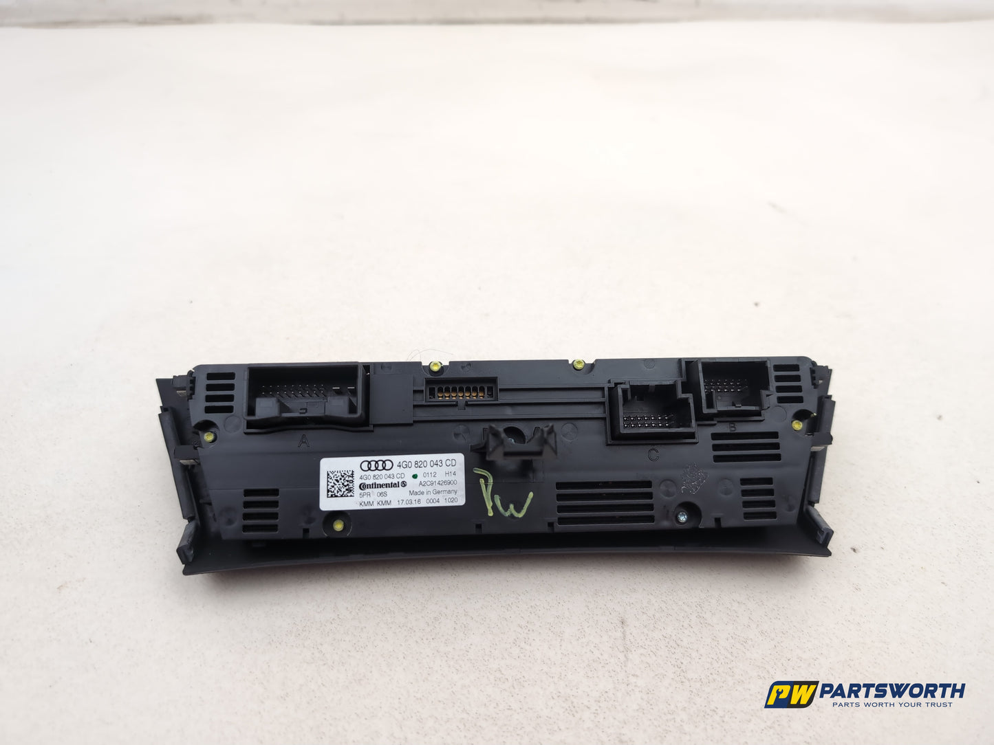 Audi A6 S Line Black Ed Tdi Quat Heater Control Assembly 4g0820043cd 2011-2018 - photo 4