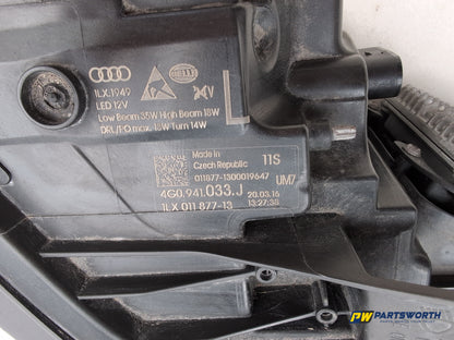 Audi A6 S Line Black Ed Tdi Xenon Led Headlight Headlamp Lh Passenger 4g0941033j - photo 4
