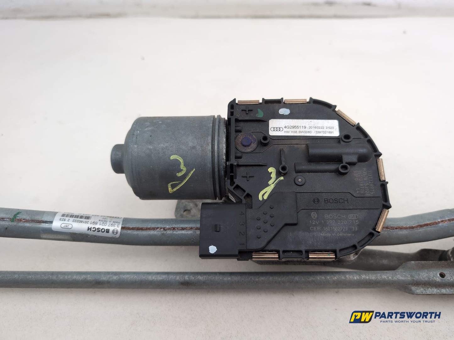 Audi A6 S Line Front Wiper Motor And Linkage 4g2955023c 2011-2018 - photo 4