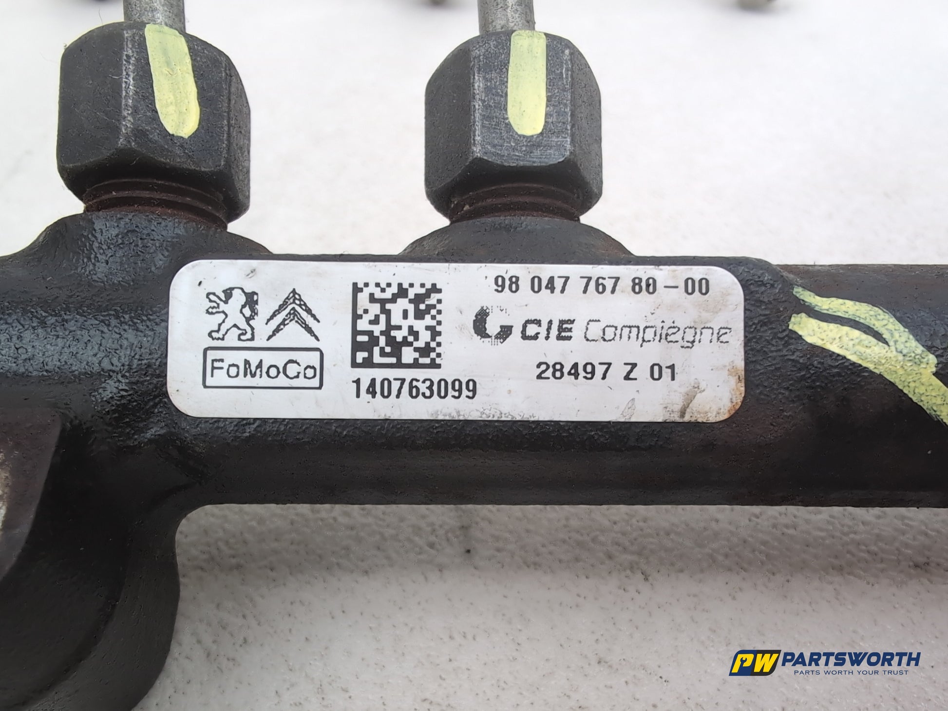 Peugeot 308 Allure Blue Hdi 2.0l Diesel Fuel Rail 9804776780 2013-2021 - photo 4