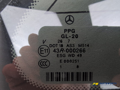 Mercedes R320 R-Class W251 Door Glass Quarter Rear Rh Driver Side 2006-2013 - photo 4