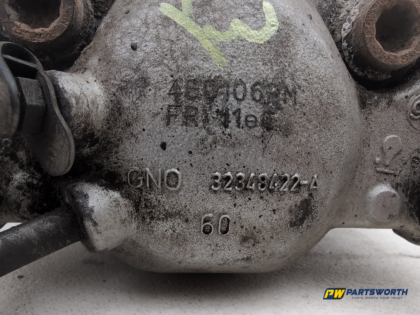 Audi A6 S Line Black Ed Tdi Brake Caliper Front Rh Driver Side 2011-2018 - photo 4