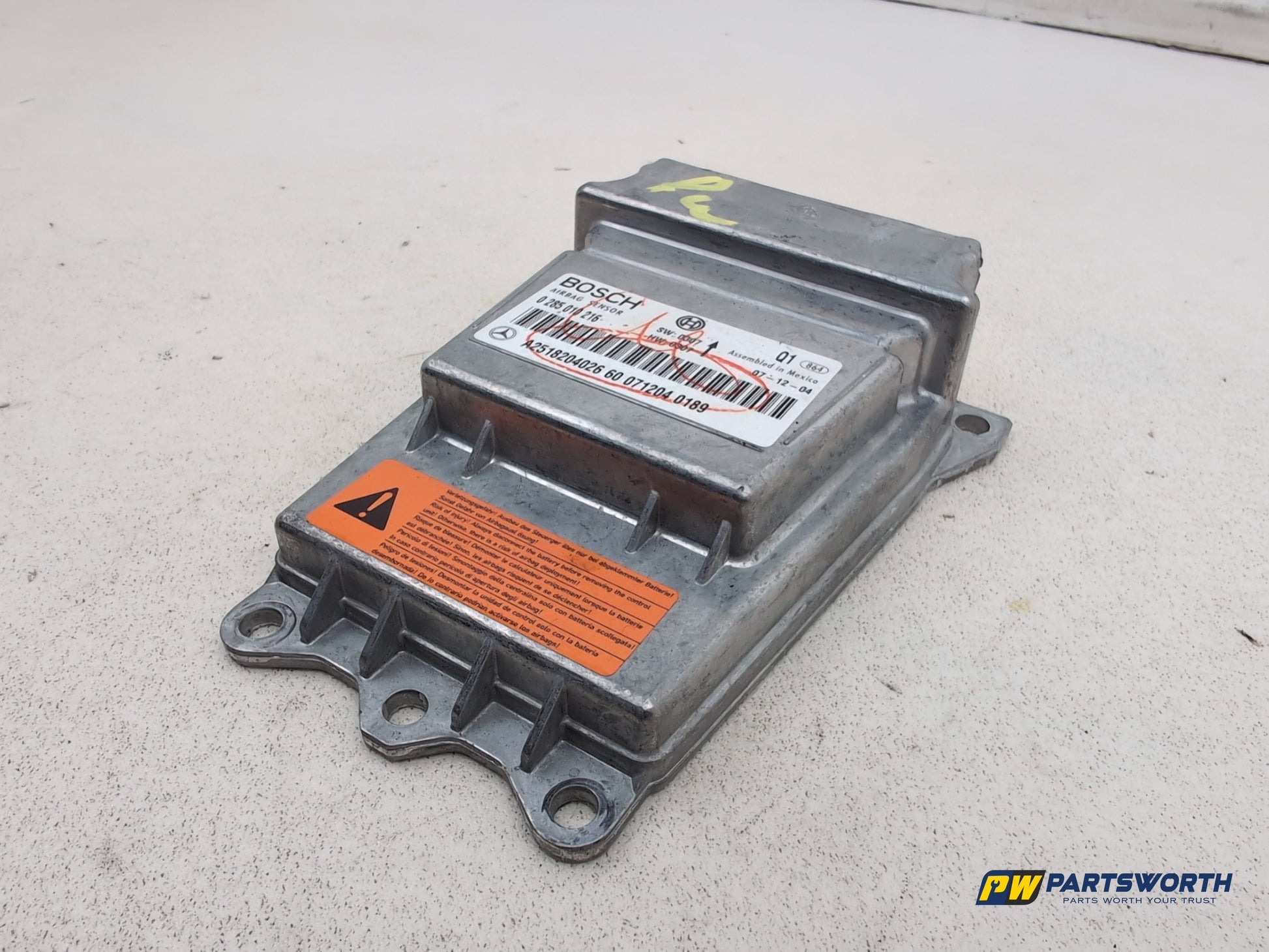 Mercedes R-Class W251 Airbag Control Module Ecu A2518204026 2006-2013 - photo 4