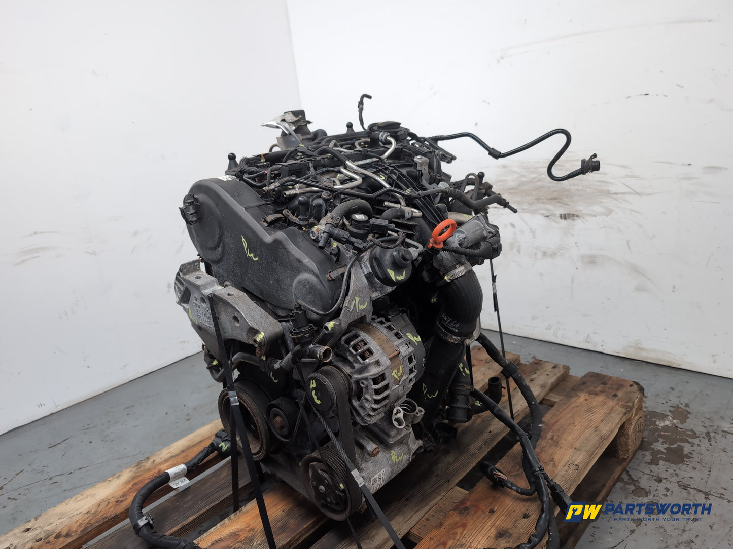 Vw Golf Passat Cc Tiguan 2.0l Diesel Manual Engine Cffb 128200 Miles 2009-2015 - photo 4