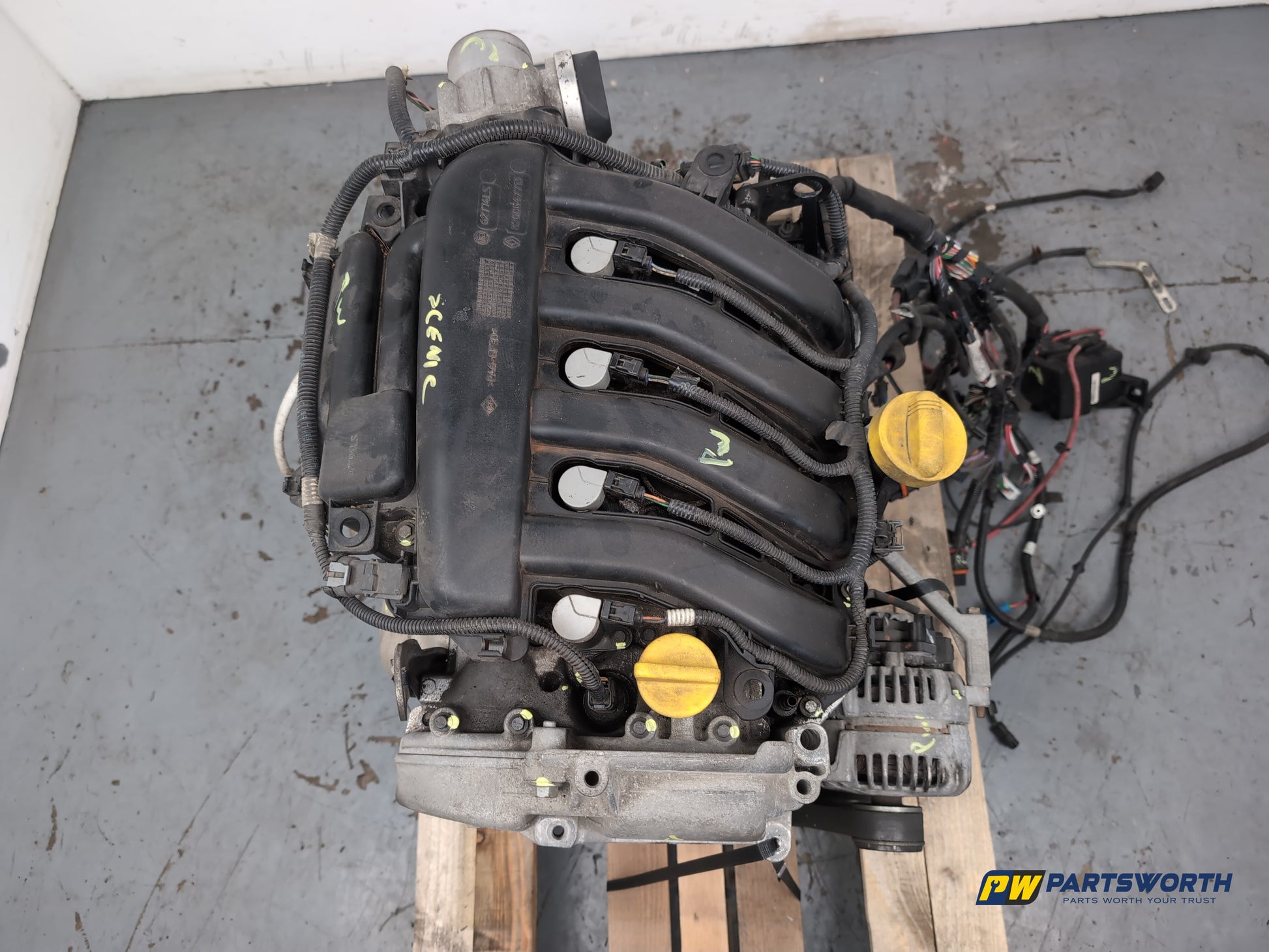 Renault Scenic Bizu 1.6l Petrol Manual Engine K4m858 69446 Miles 2009-2016 - photo 4
