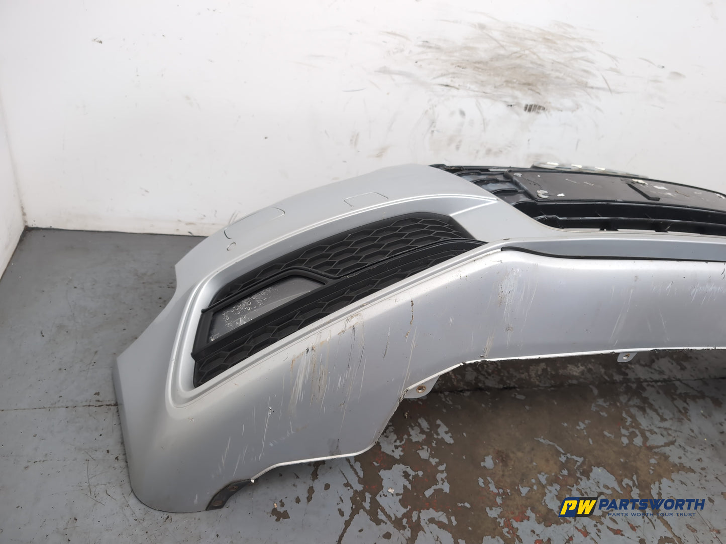 Audi A5 S Line Tdi Quattro Facelift Coupe Front Bumper Ice Silver Lx7w 2011-2016 - photo 10