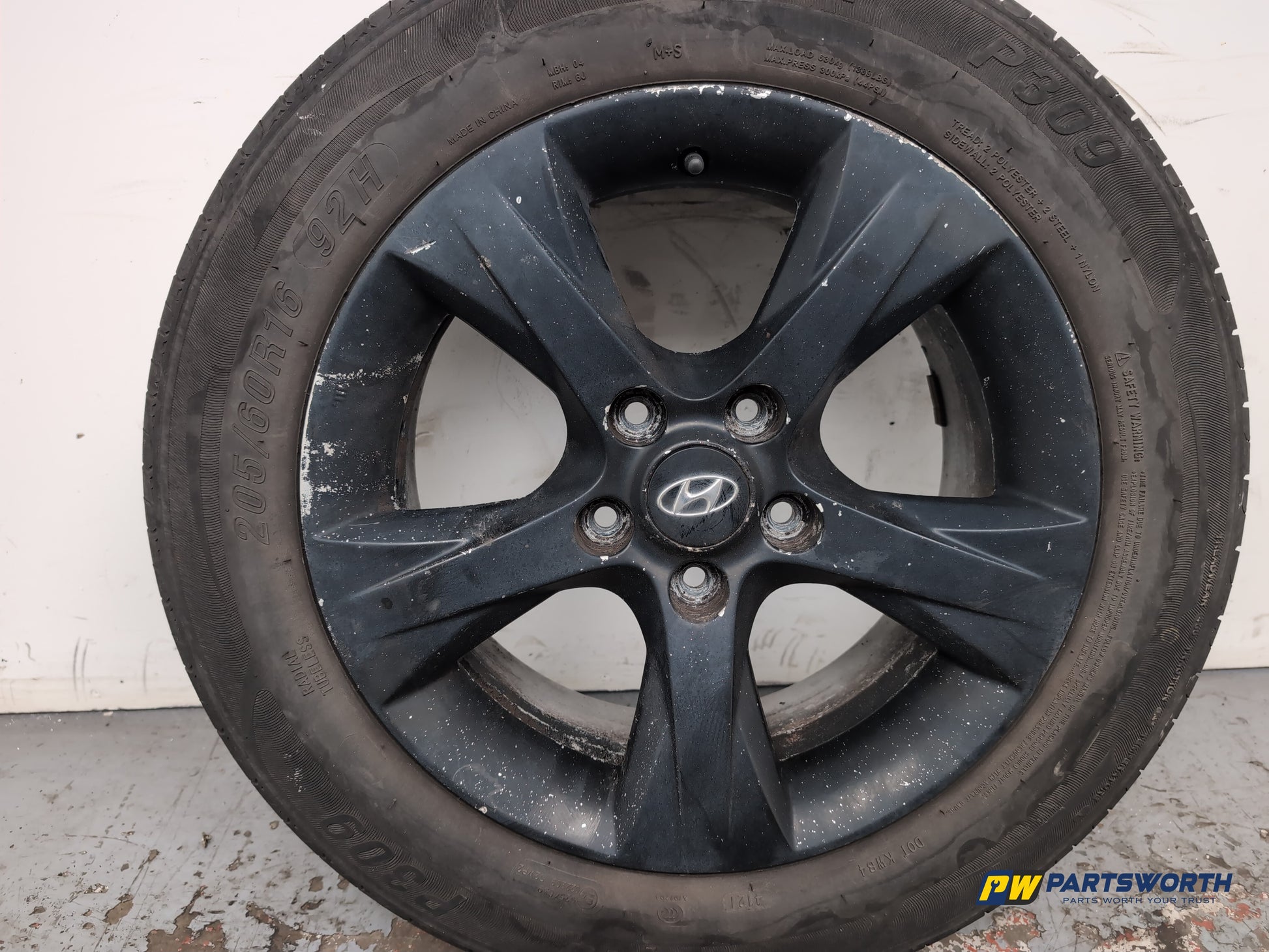 Hyundai I40 Style Blue Drive Crdi Alloy Wheel With Tyre 205/60 R16 - photo 4