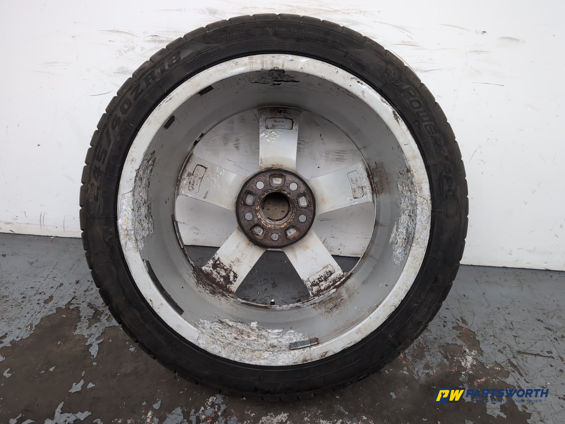 Audi A5 S Line Tdi Quattro Auto Alloy Wheel With Tyre 245/40 R18 8t0601025m - photo 9