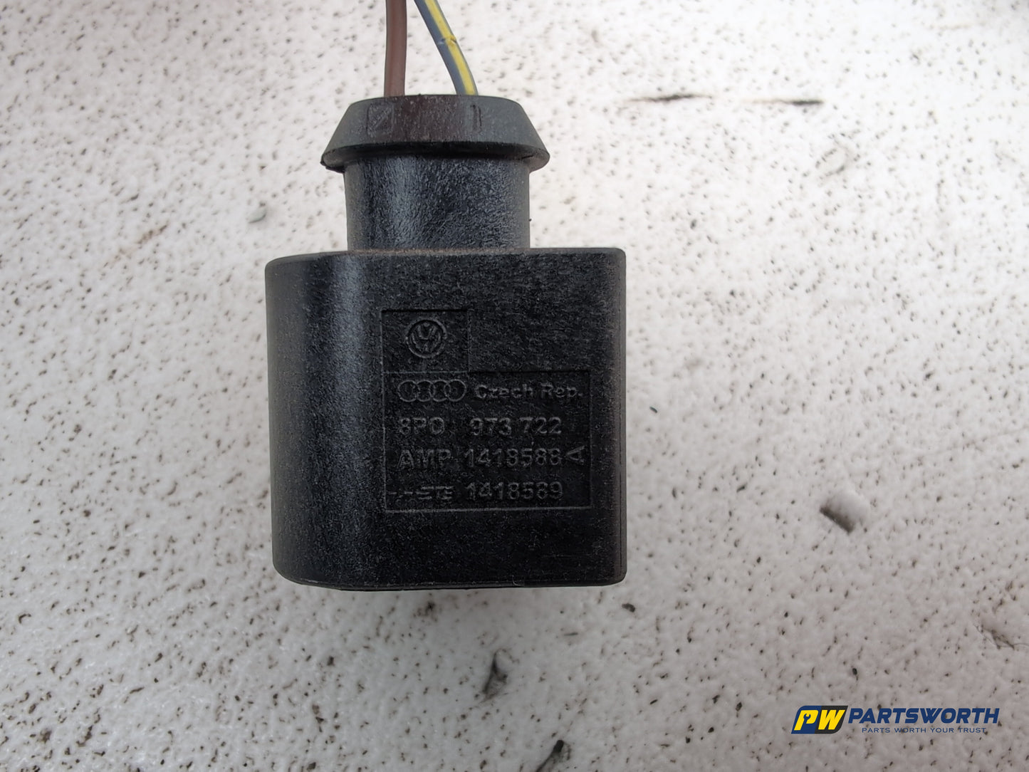 Audi A6 S Line Black Ed Headlight Wiring Connector Plugs 3c0973737 2011-2018 - photo 4