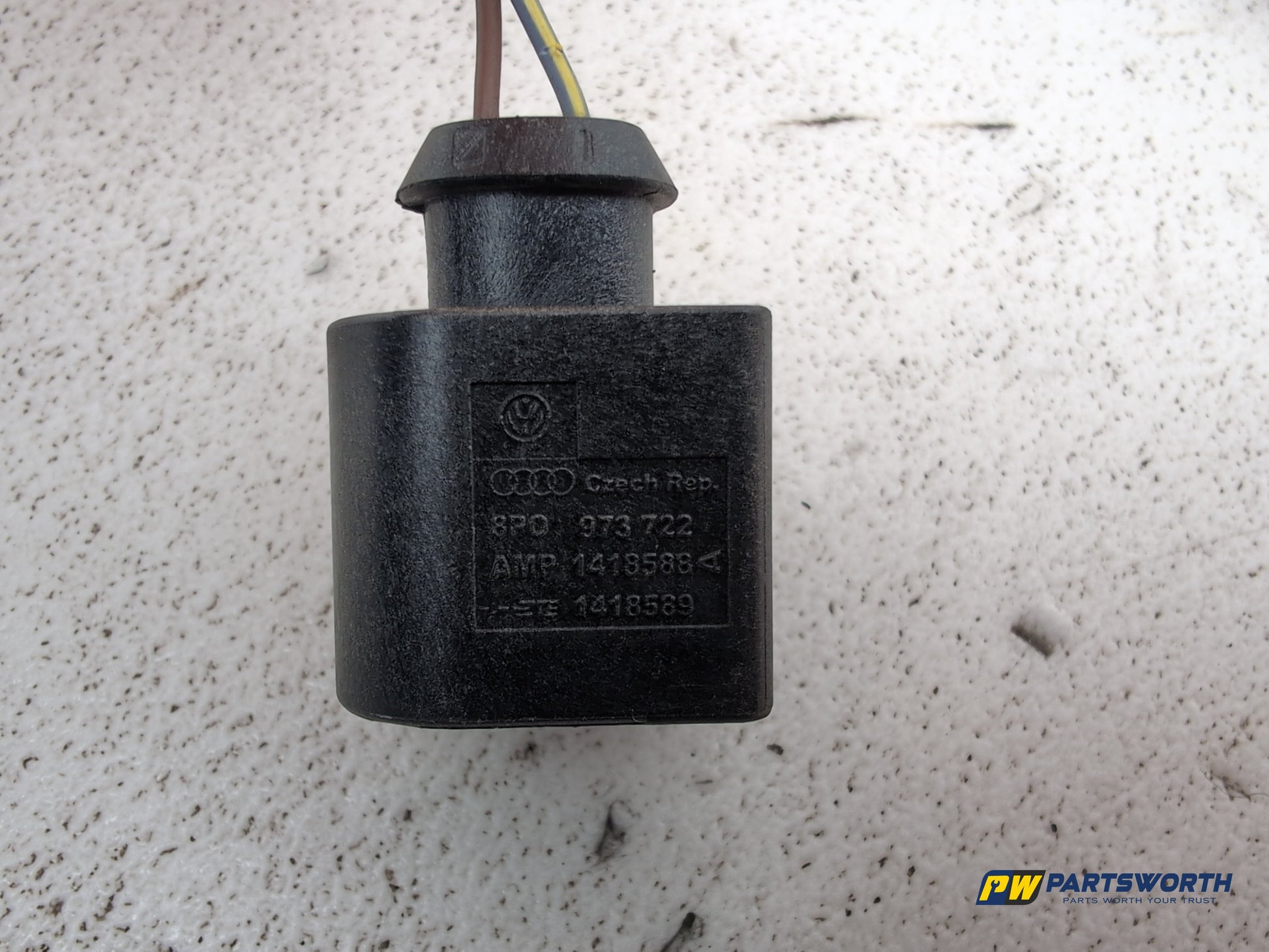 Audi A6 S Line Black Ed Headlight Wiring Connector Plugs 3c0973737 2011-2018 - photo 4
