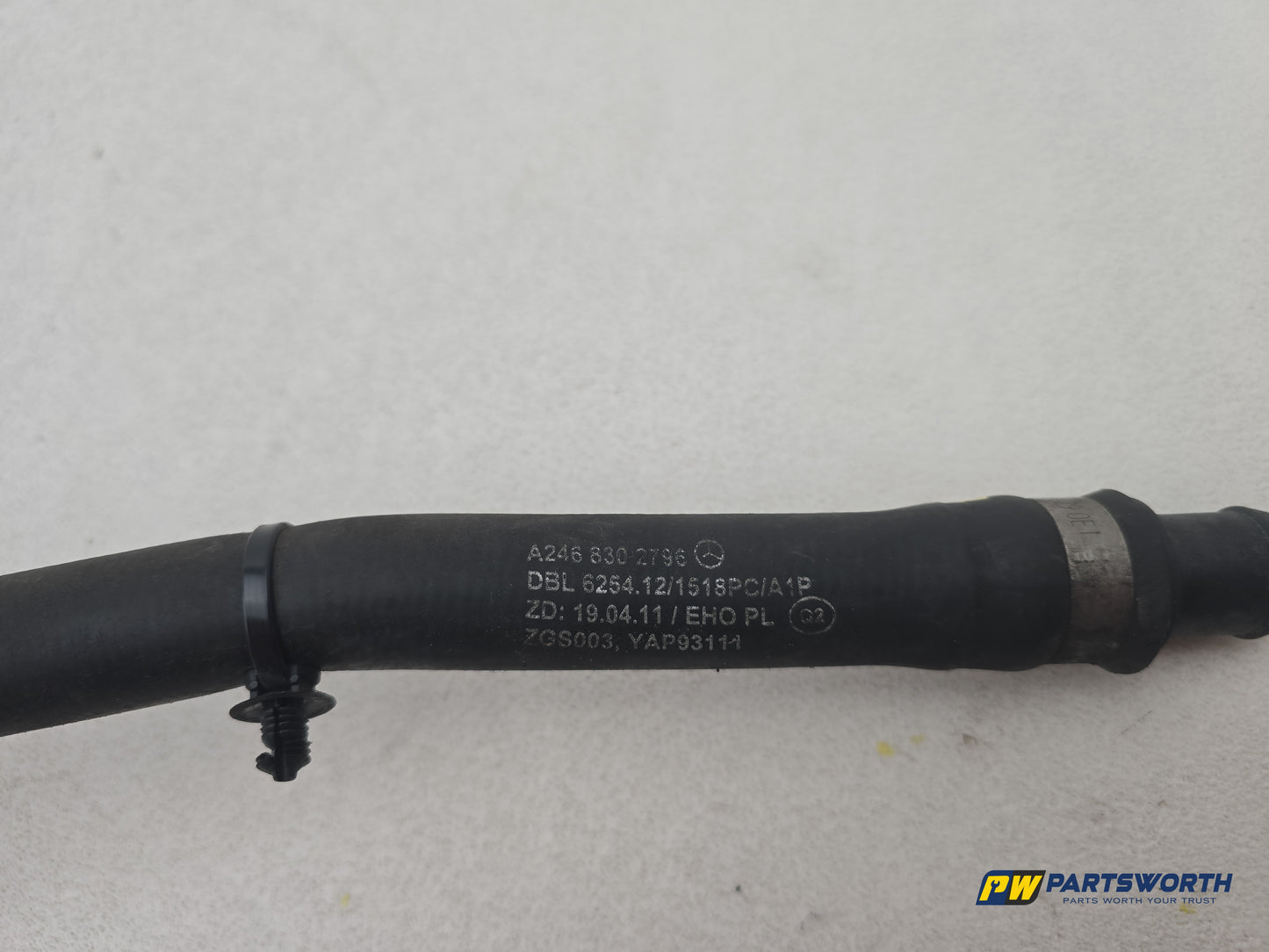 Mercedes-Benz B180 B-Class W246 1.8l Diesel Coolant Hose Pipe Line A2468302796 - photo 4