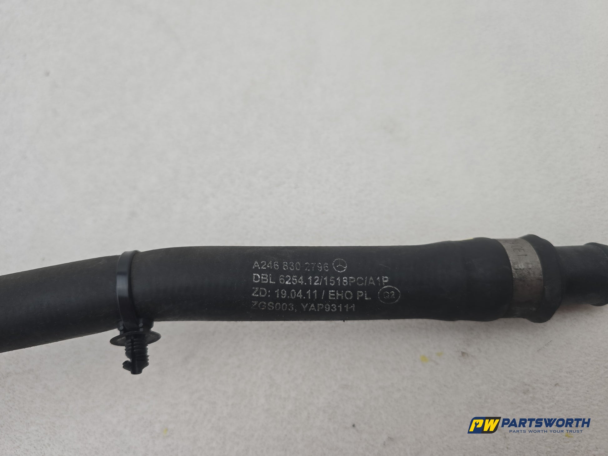 Mercedes-Benz B180 B-Class W246 1.8l Diesel Coolant Hose Pipe Line A2468302796 - photo 4