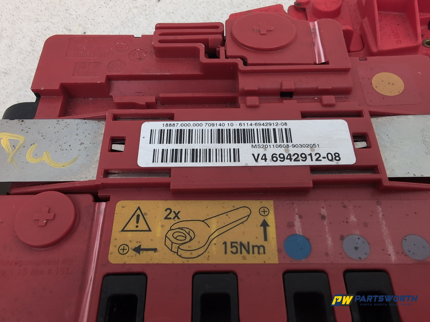Positive Pole Battery Power Boot Distribution Fuse Box 3