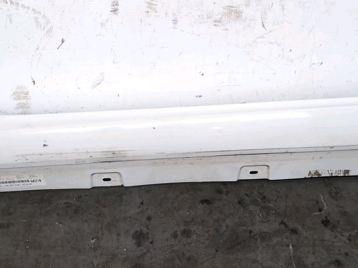 BMW 6 SERIES 640D M SPORT GRAN COUPE F13 SIDE SKIRT LEFT ALPINE WHITE 300 15-18 3