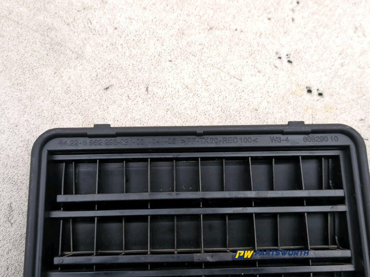 BMW 6 SERIES 640D M SPORT GRAN COUPE F13 REAR BODY VENTILATION GRILLE 2012-2018 6