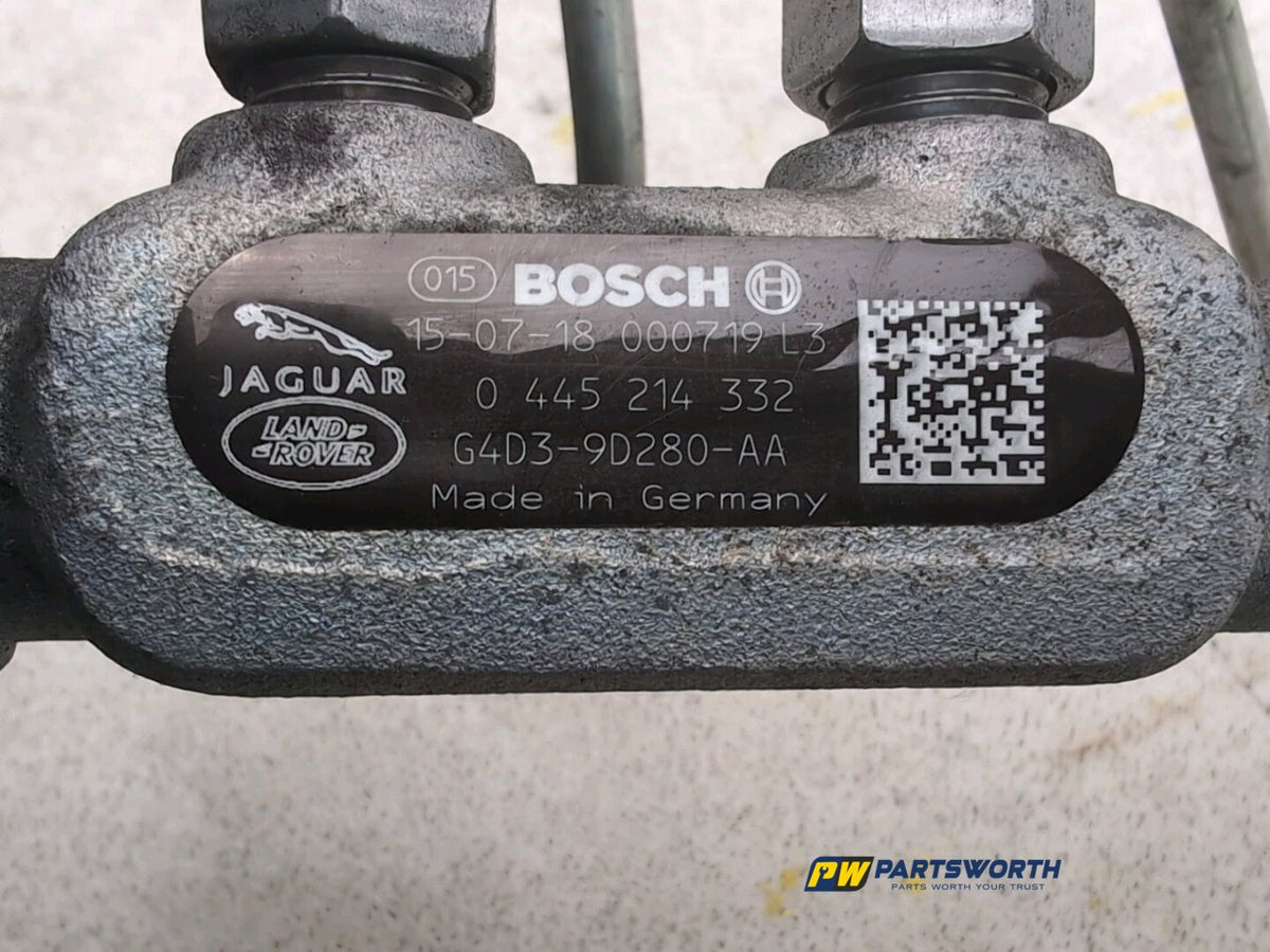 JAGUAR XE PORTFOLIO D AUTO X760 2.0L DIESEL FUEL RAIL G4D39D280AA 2015-2019 6