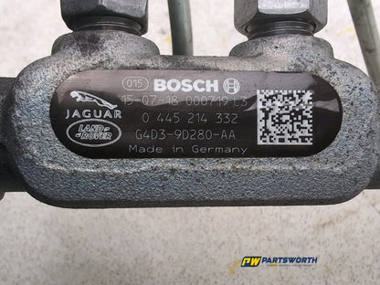 JAGUAR XE PORTFOLIO D AUTO X760 2.0L DIESEL FUEL RAIL G4D39D280AA 2015-2019 6