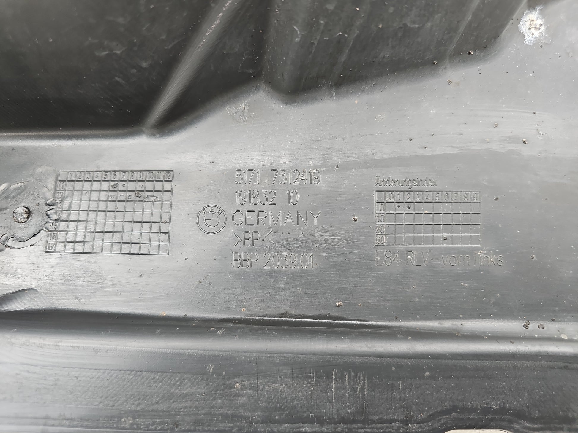 Wheel Arch Inner Rear LH 6
