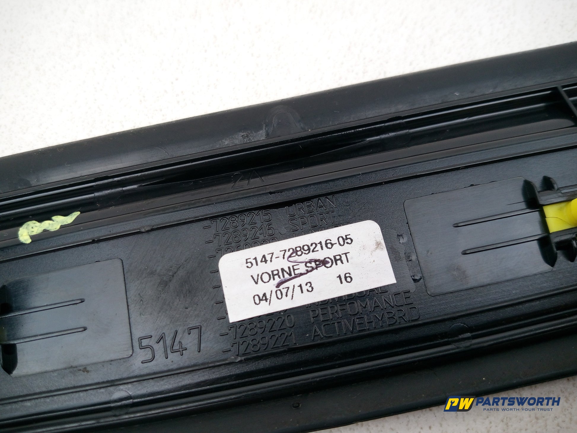 Door Step Insert Cover Trim RH 6