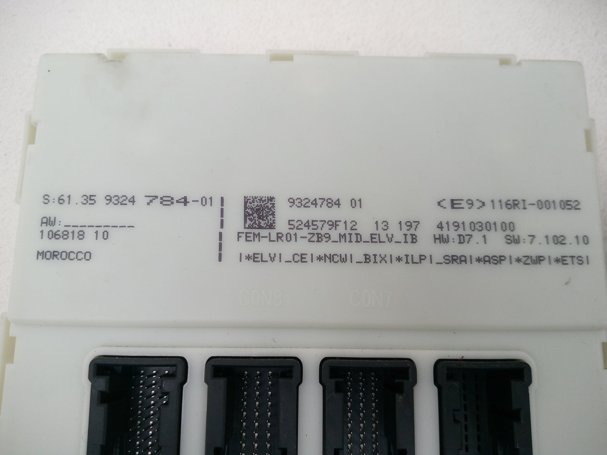 Bmw 1 Series F20 F21 Ecu Kit Fem Bcm Module Key 116i N13 1.6 Petrol Manual 11-15 - photo 6