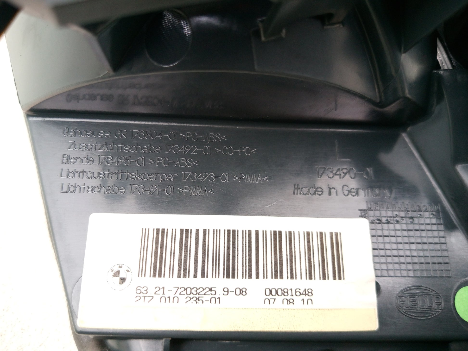 Lamp Assembly Rear Inner LH 6