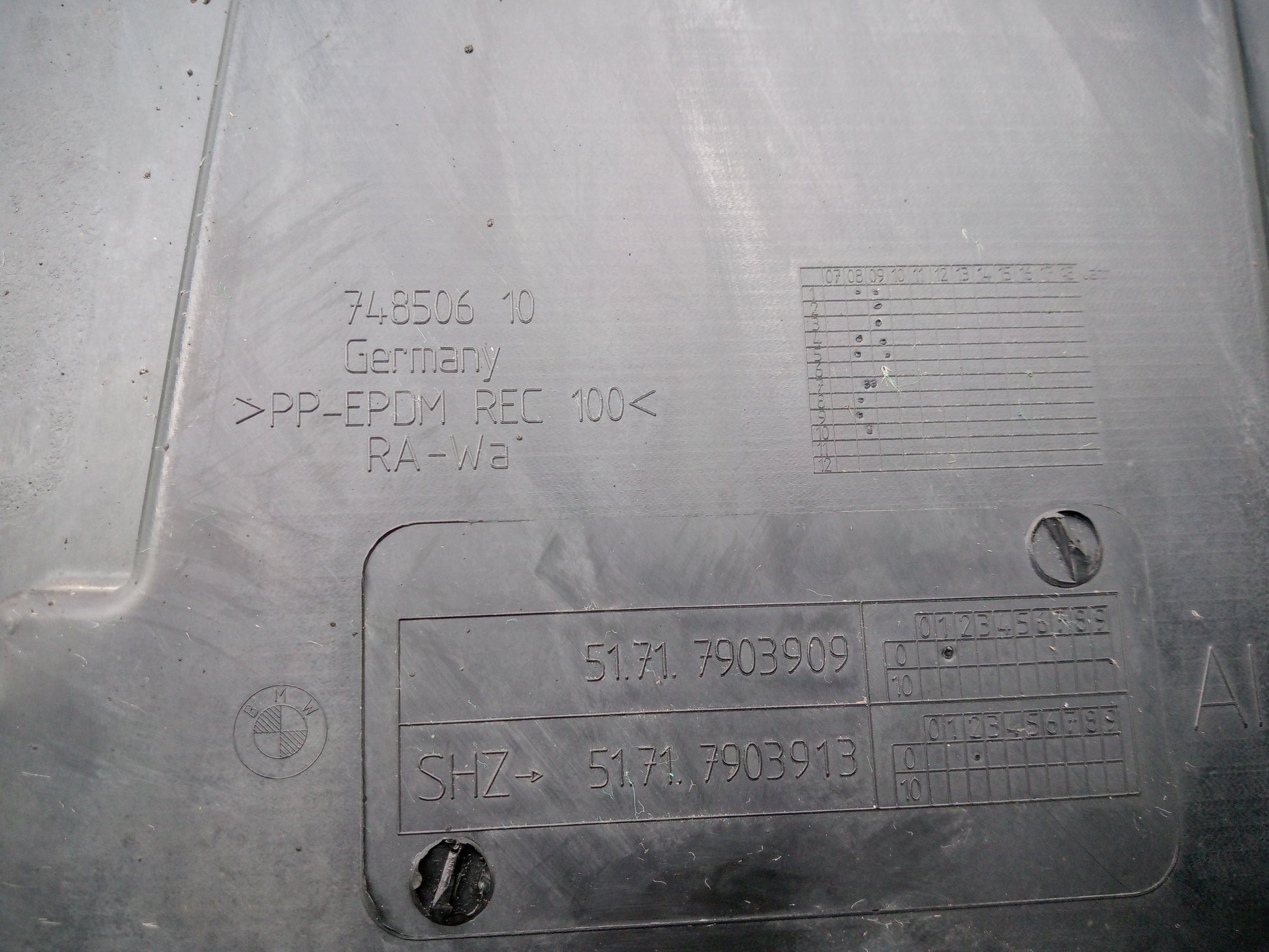 Wheel Arch Inner Rear LH 6
