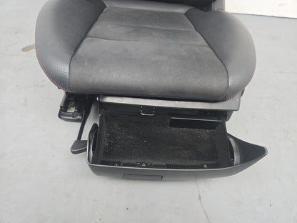 Mercedes-Benz C250 Amg Seat Front Lh Left Black With Red Stiching 2007-2014 - photo 6