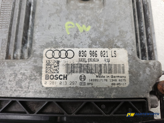 Audi A3 1.9 Tdi 8p Engine Control Unit Ecu 03g906021ls 2004-2009 - photo 2