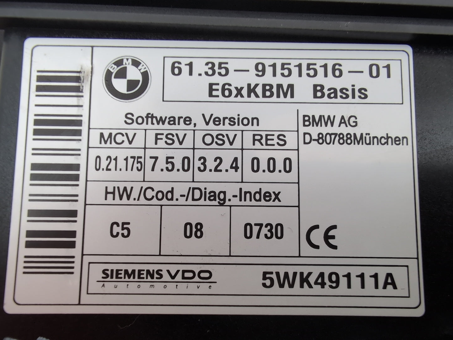 ECU Body 6