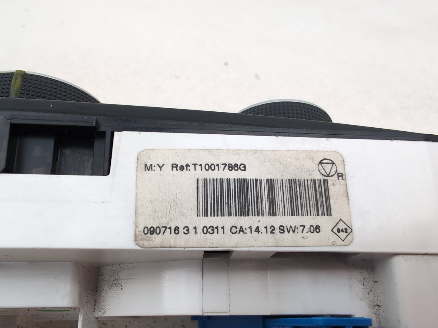 Renault Megane Expression Vvt Heat Climate Control Switch T1001786g 2008-2015 - photo 6