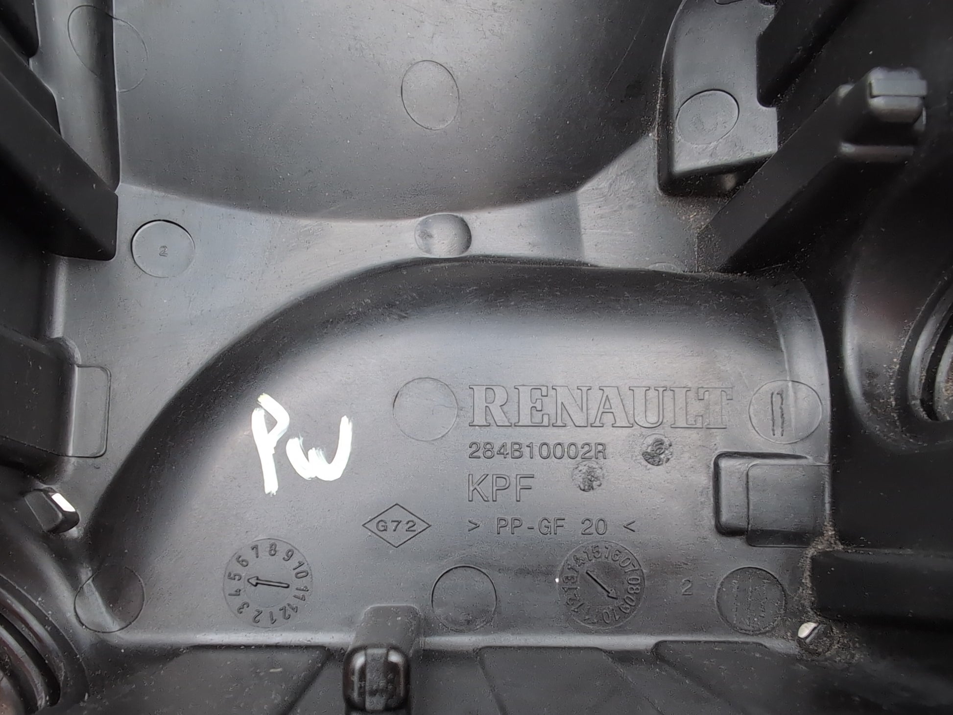 Renault Megane Expression Vvt 110 Fuse Box Cover Housing 284b10002r 2008-2015 - photo 6