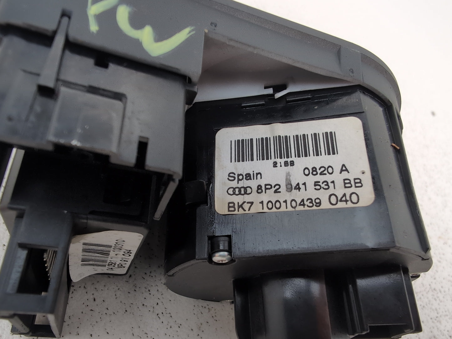Audi A3 8p Headlight Switch Light Panel Module 8p2941531bb - photo 6