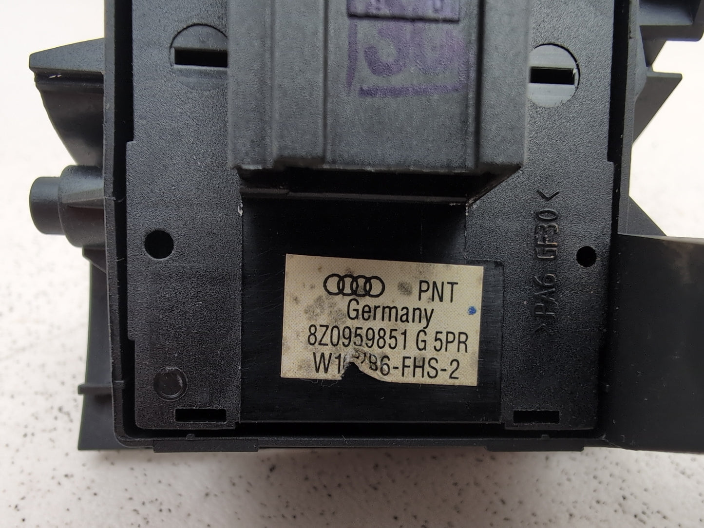 Audi A3 Sport Tfsi Driver Front Electric Window Switch 8z0959851g 2003-2012 - photo 6