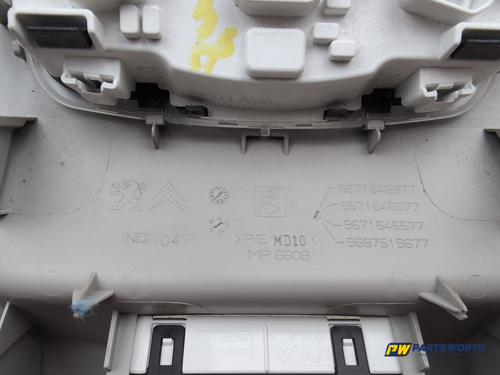 Citroen C4 Vtr+ Hdi Reading Lights Front 9671645977 2010-2013 - photo 6