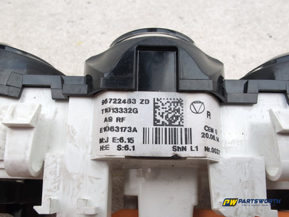 Peugeot 208 Active Heater Control Panel 96722483zd 2012-2019 - photo 6