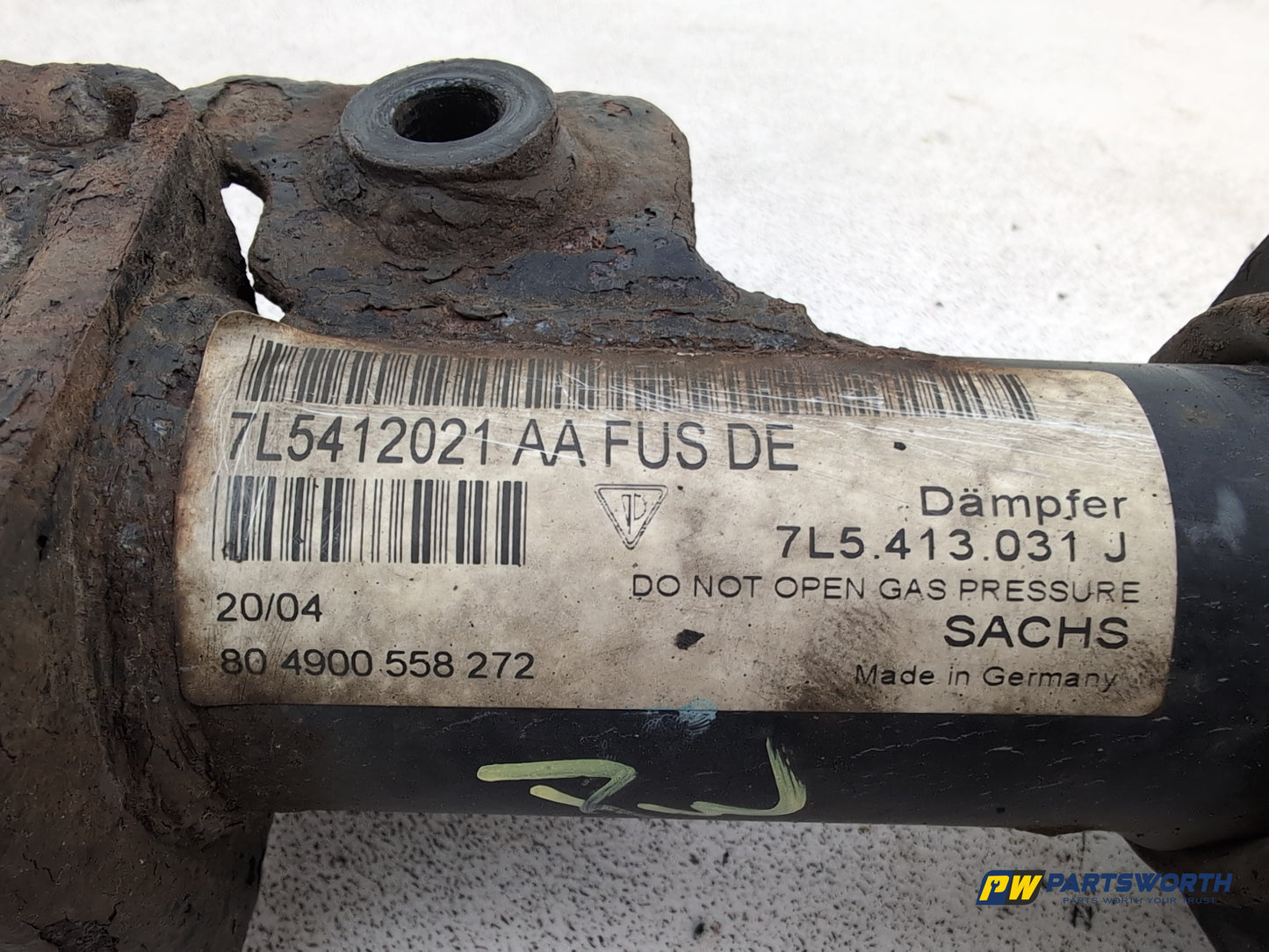 Porsche Cayenne Tiptronic S Shock Absorber Front Lh Passenger Side 2003-2010 - photo 6