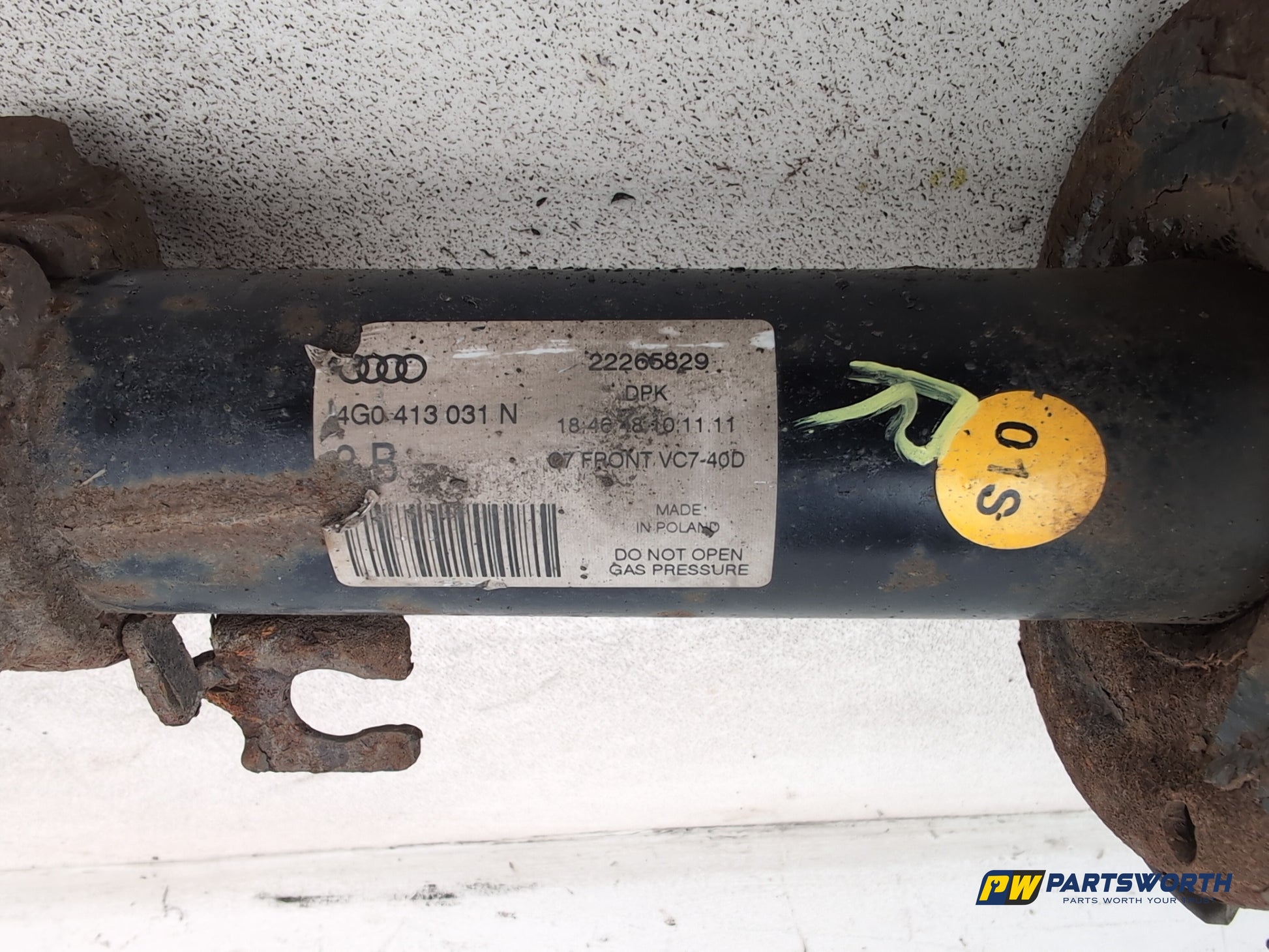 Audi A6 Se Tdi Shock Absorber Front Rh Driver Side 4g0413031 2011-2018 - photo 6