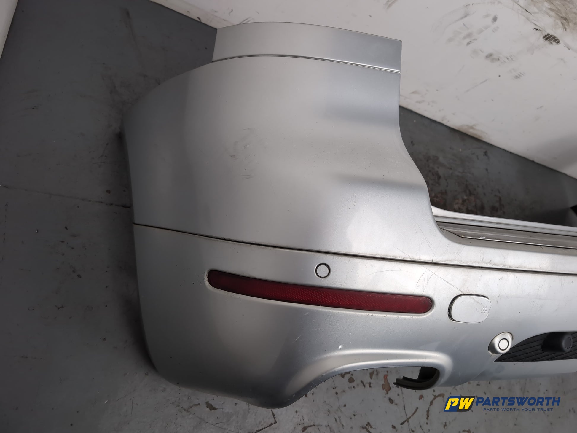 Volkswagen Touareg Altitude V6 Tdi A Rear Bumper Silver La7w 2007-2010 - photo 9
