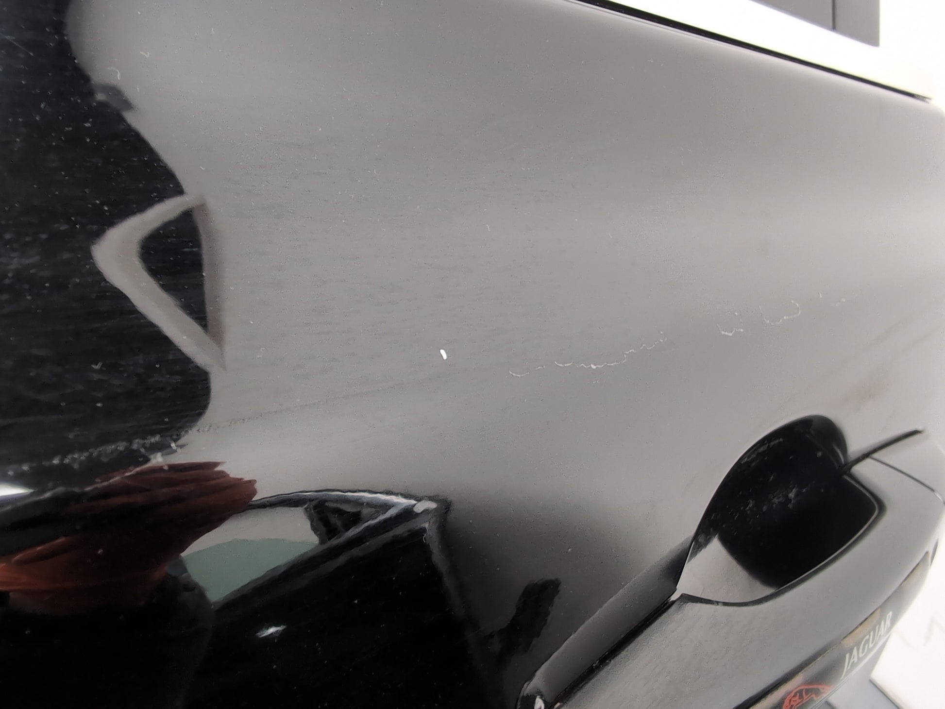 Jaguar Xf Portfolio D Door Back Lh Passenger Side Ebony Black Pec 2015-2019